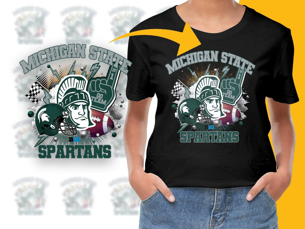 Michigan State Spartans T-Shirt, College Sports Apparel, MSU Graphic Tee, Fan Gift Idea