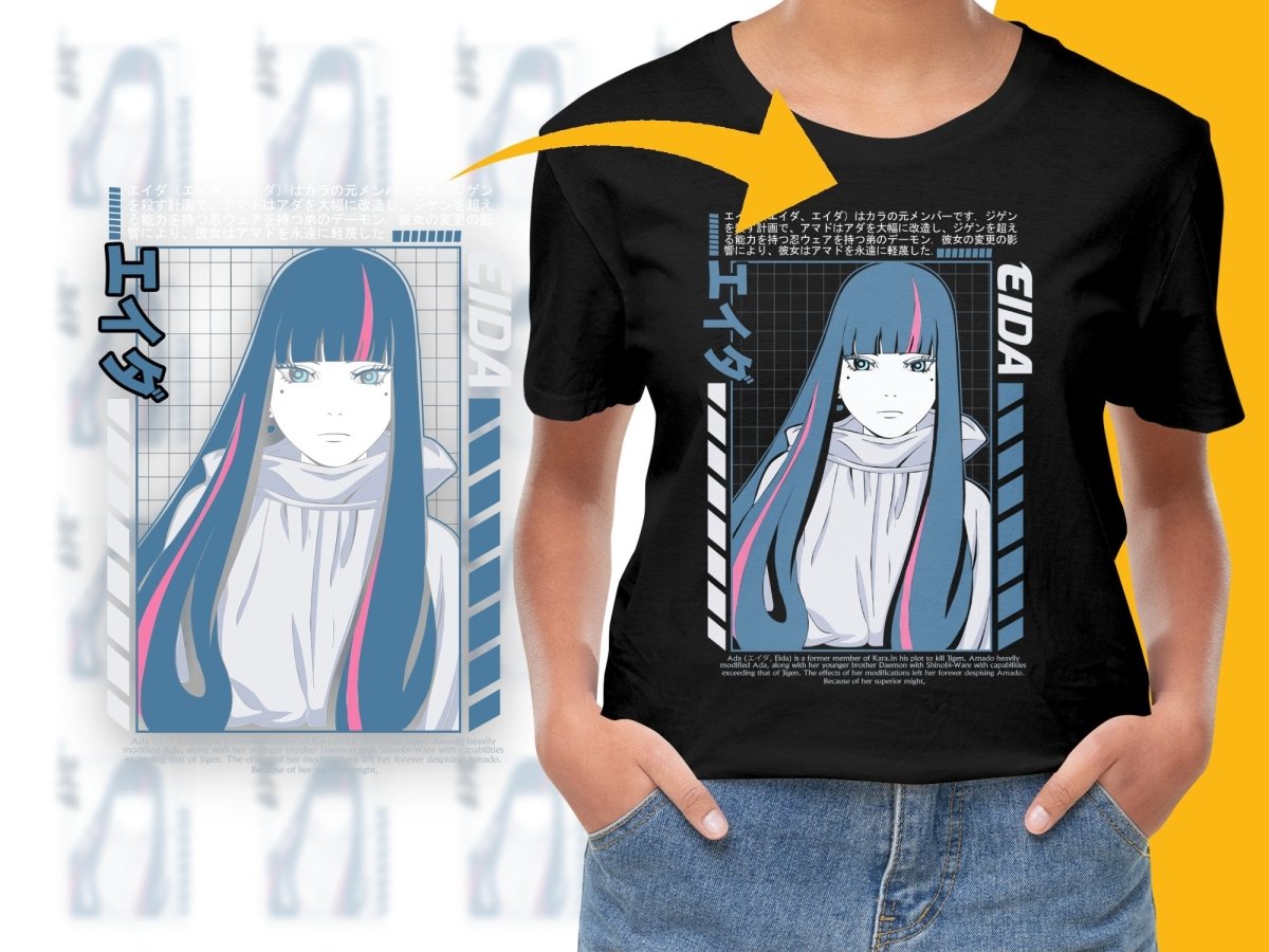 Eida Anime Character Graphic Design PNG File - Teepew