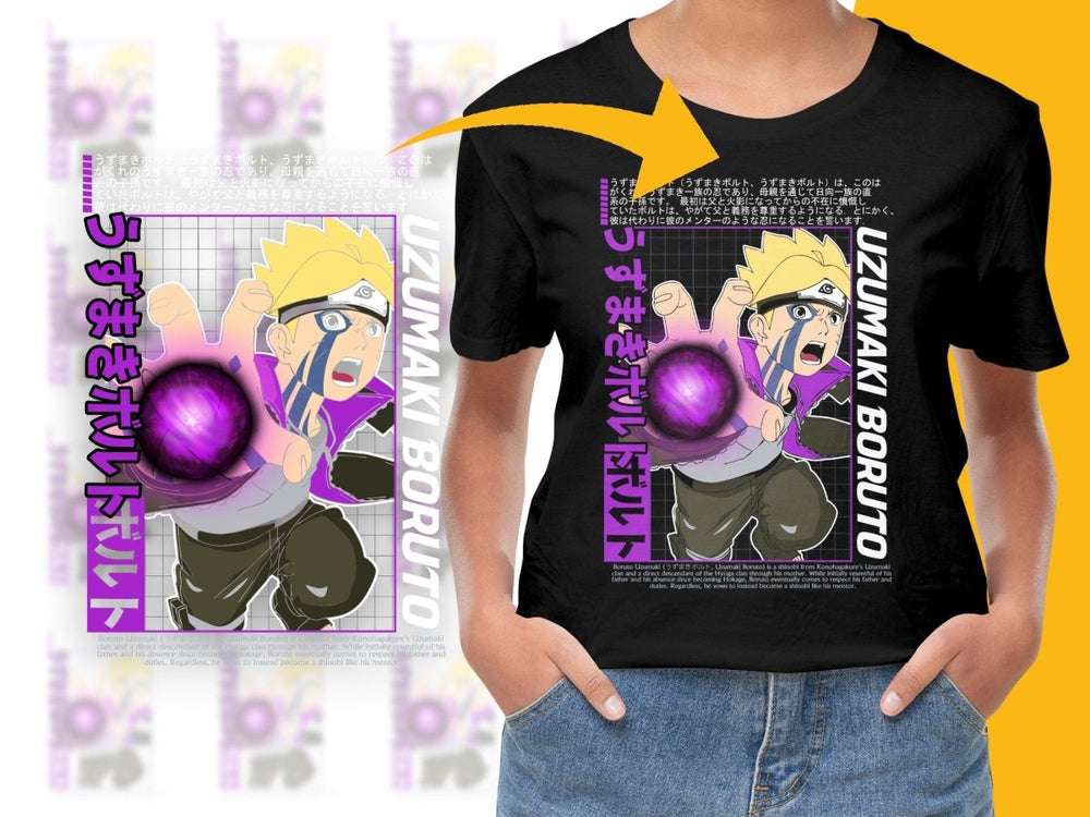 Electrifying Uzumaki Boruto Anime Character PNG File - Teepew