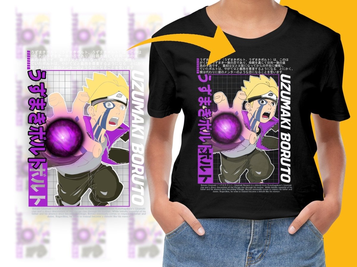 Electrifying Uzumaki Boruto Anime Character PNG File - Teepew