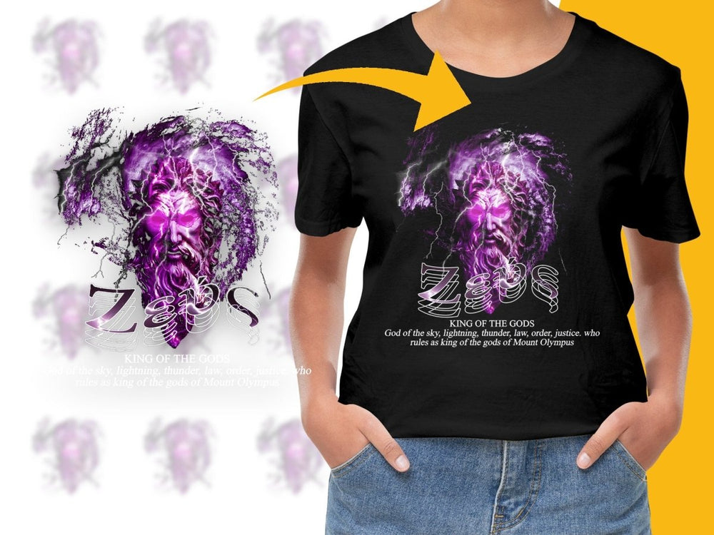 Electrifying Zeus Graphic Art PNG File - Teepew