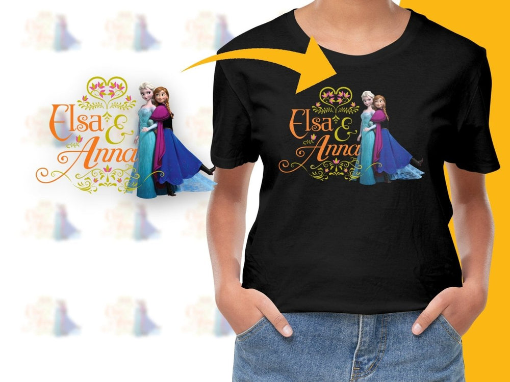 Elsa and Anna Christmas Theme Frozen PNG File - Teepew
