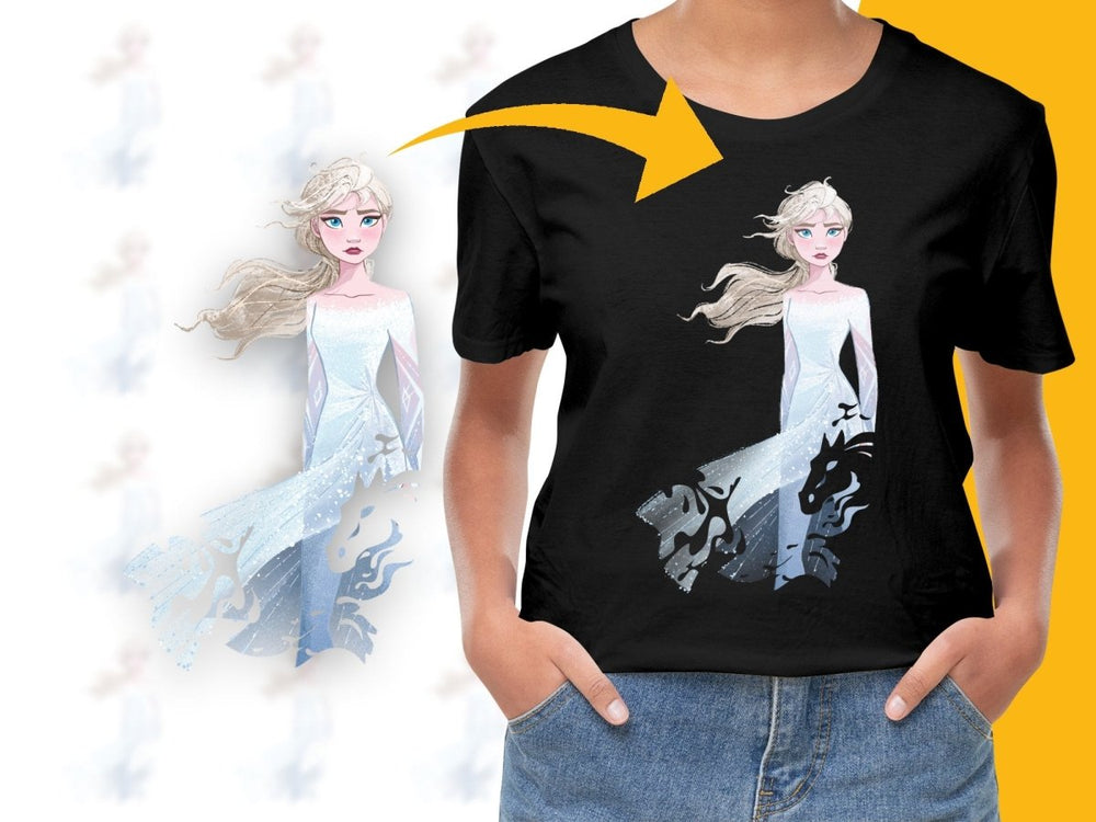 Elsa Christmas Theme Stylish Graphic PNG File - Teepew