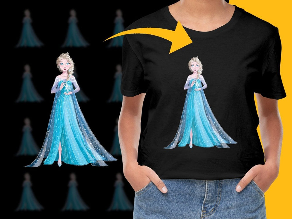 Elsa Sparkling Snow Queen Christmas PNG File - Teepew