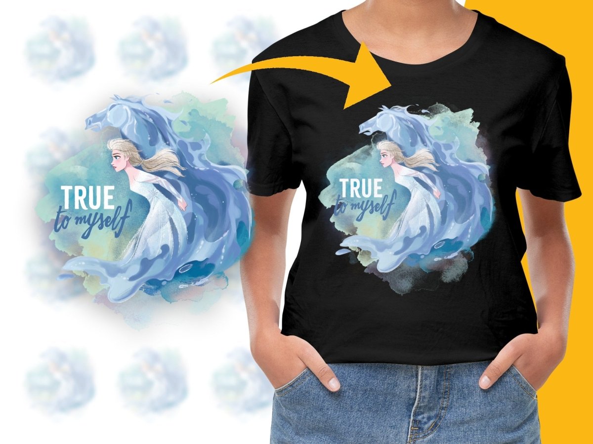 Elsa True to Myself Christmas PNG File - Teepew