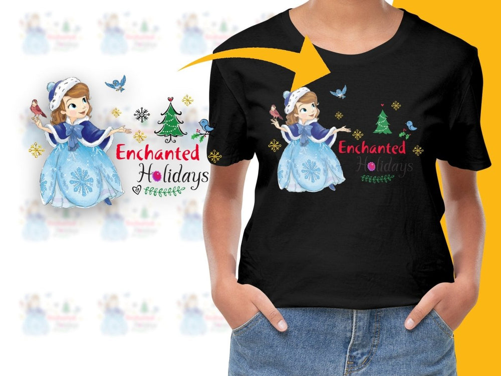 Enchanted Holidays Christmas Princess PNG File - Teepew