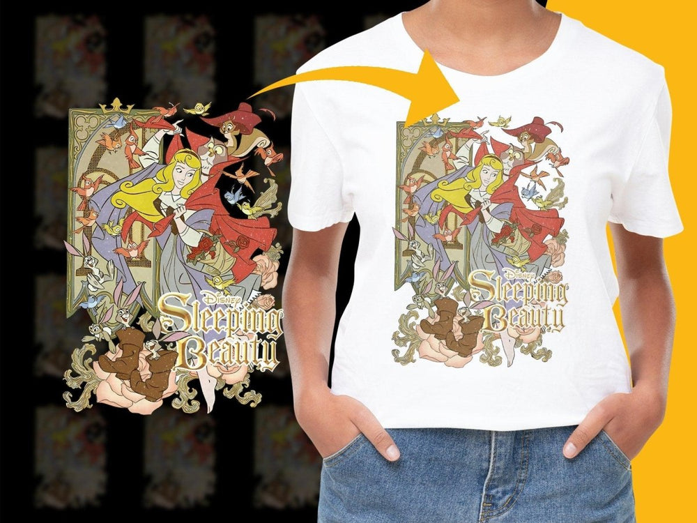 Enchanting Princess and Woodland Friends PNG File - Teepew