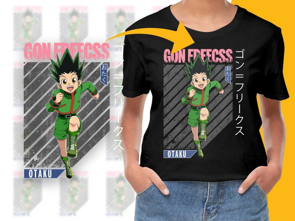 Energetic Gon Freecss PNG File Digital - Teepew