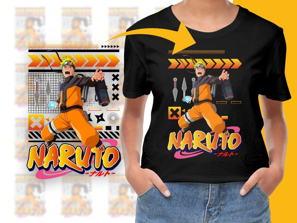 Energetic Naruto Anime Graphic Design PNG File - Teepew