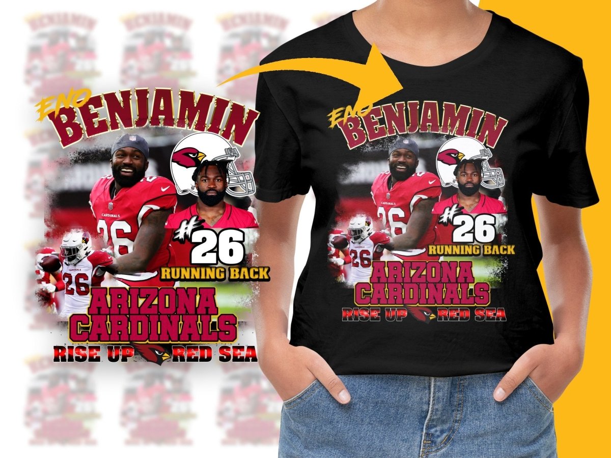 Eno Benjamin Arizona Cardinals Running Back PNG File - Teepew