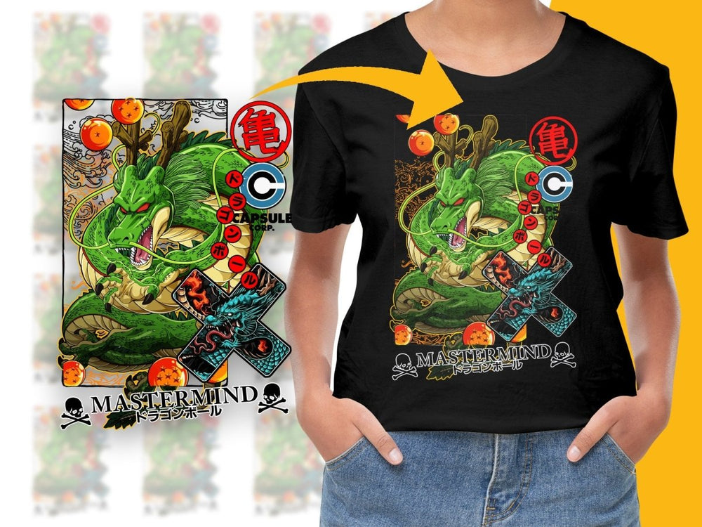 Epic Dragon Ball Shenron Capsule Corp Mastermind PNG File - Teepew