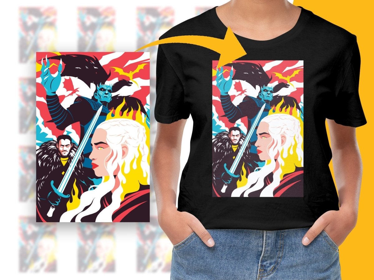 Epic Fantasy Characters Colorful Design PNG File - Teepew