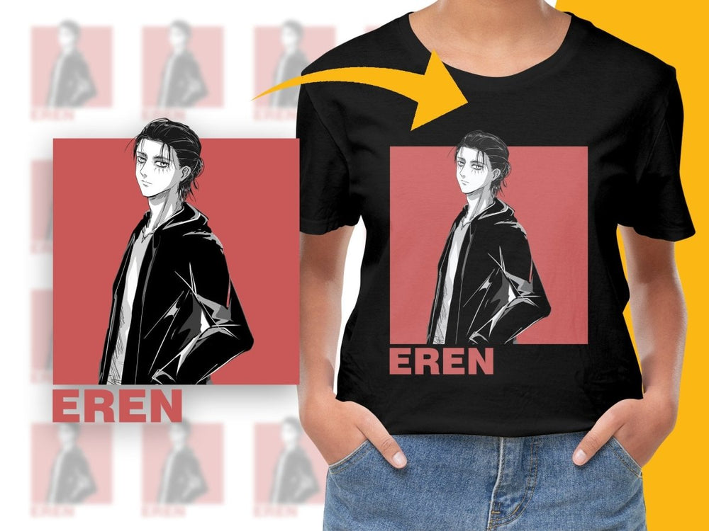 Eren Anime Character PNG File Digital - Teepew