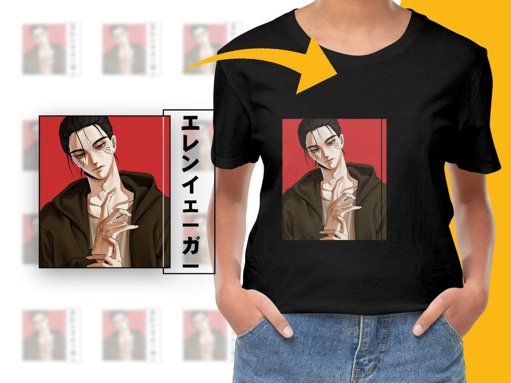 Eren Yeager Anime Character PNG File - Teepew