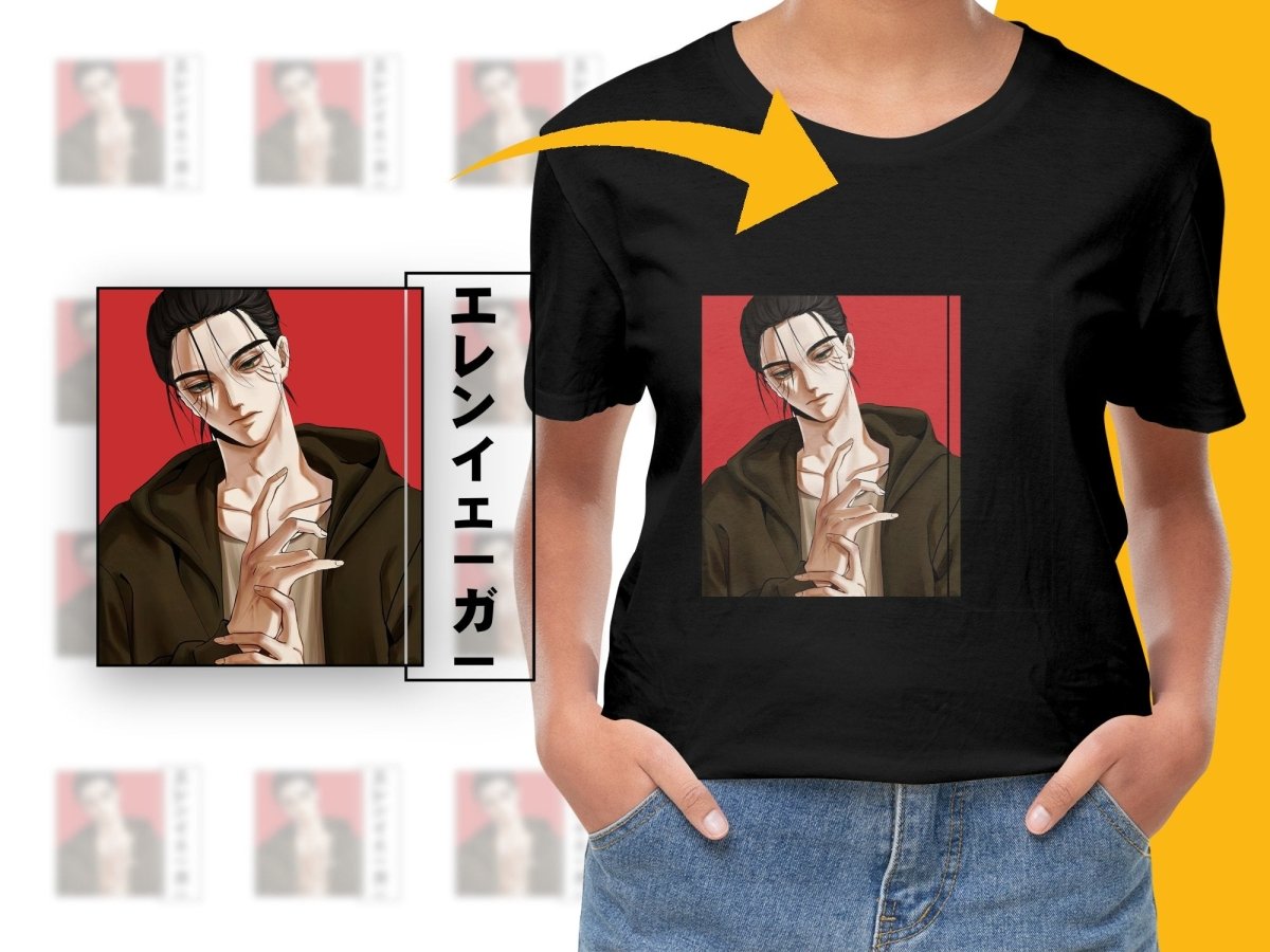 Eren Yeager Anime Character PNG File - Teepew