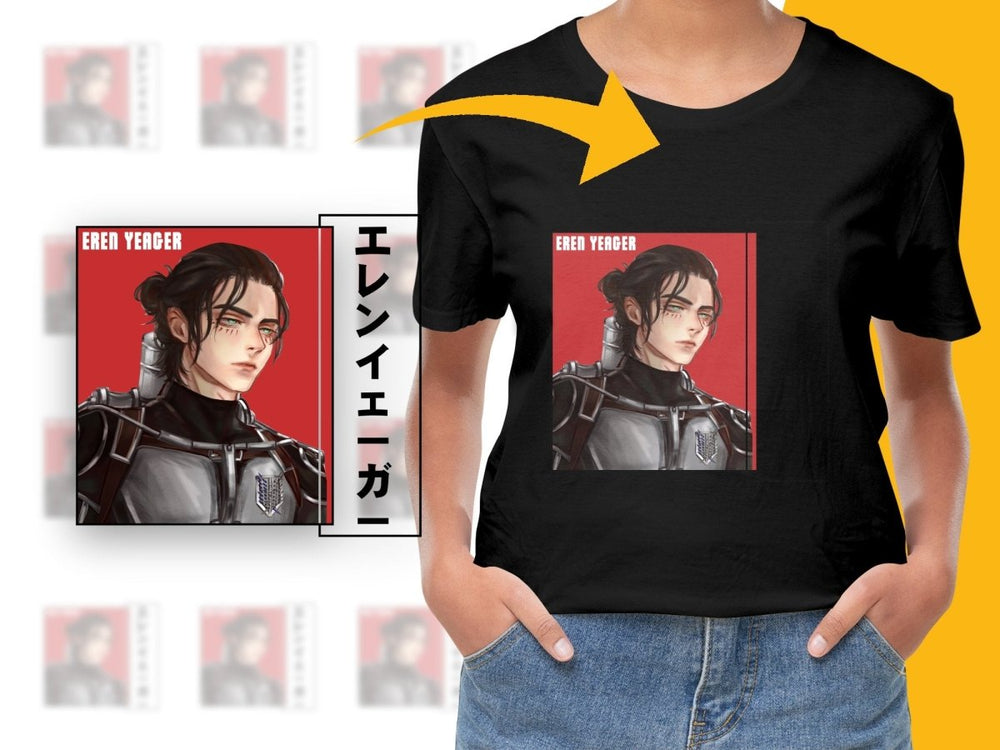 Eren Yeager Anime Character PNG File - Teepew