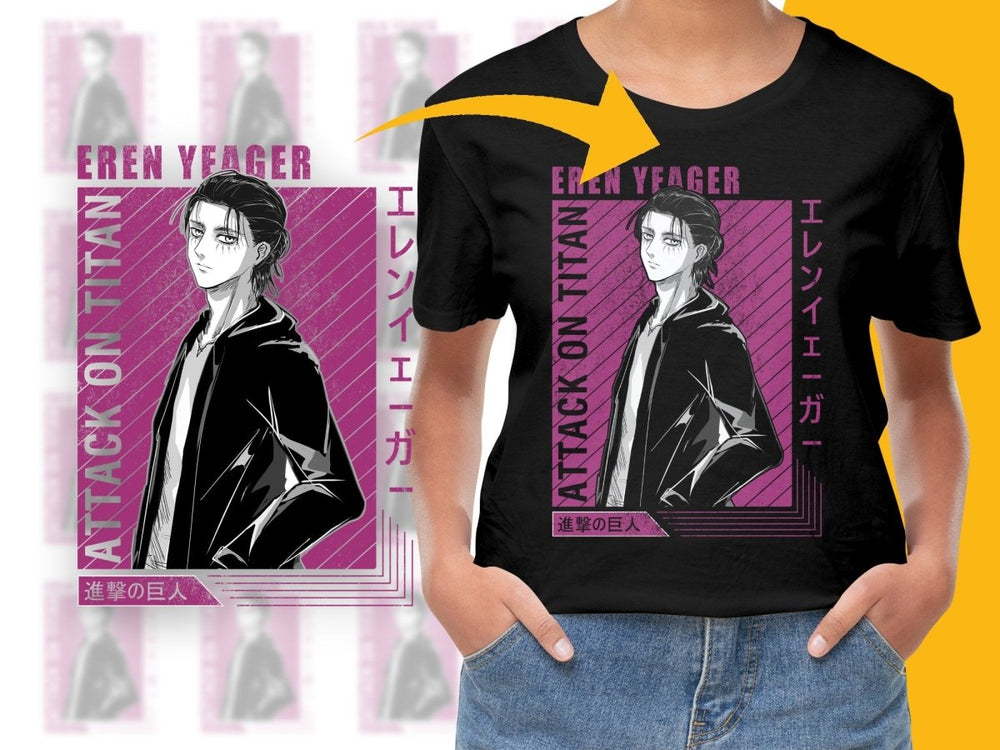 Eren Yeager Attack on Titan PNG File - Teepew