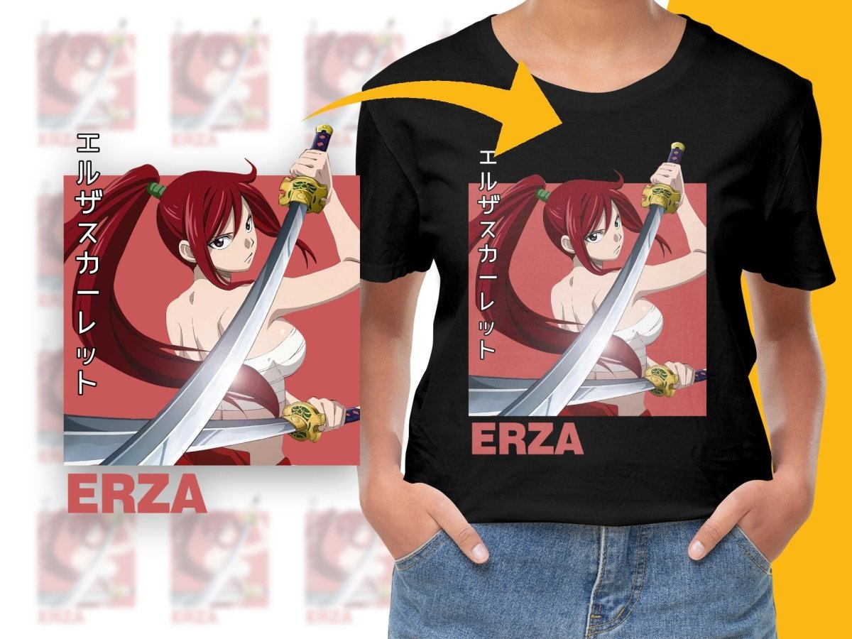 Erza Scarlet Anime Character PNG File - Teepew