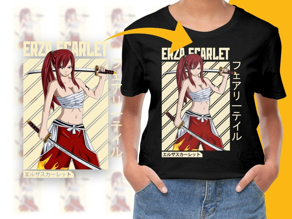 Erza Scarlet Anime Character PNG File - Teepew