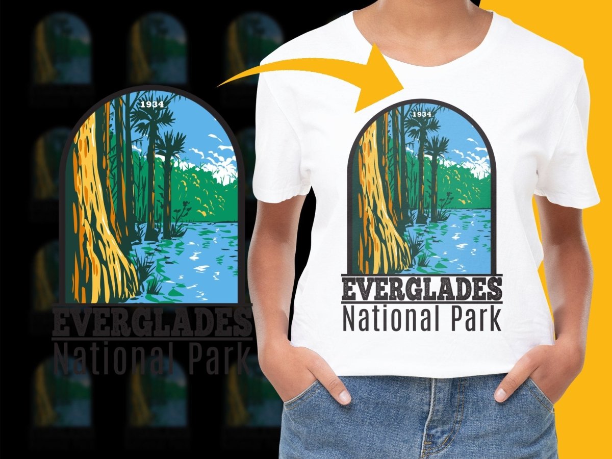 Everglades National Park Scenic Graphic PNG File - Teepew