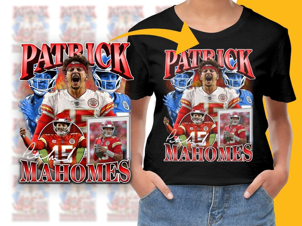 Exciting Action Packed Patrick Mahomes PNG File - Teepew