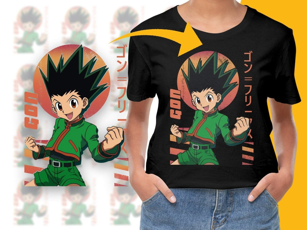 Exciting Gon Freecss PNG File - Teepew