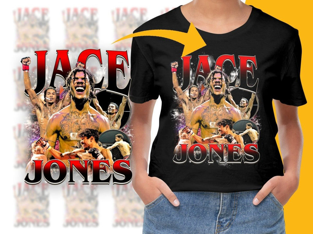 Exciting Jace Jones Graphic Champion Fighter PNG File - Teepew