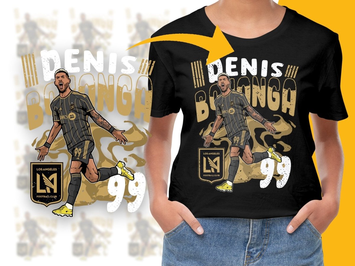 Exciting Los Angeles Football Club Striker Graphic PNG File - Teepew