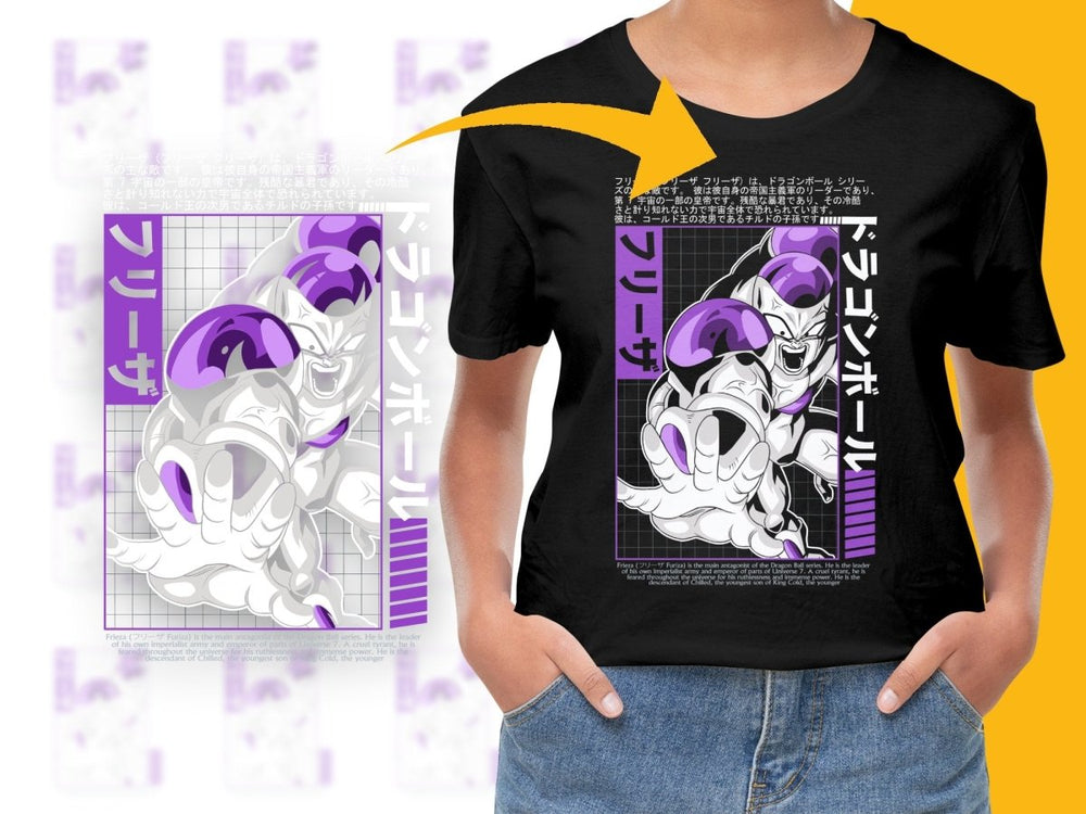 Exclusive Dragon Ball Z Frieza Graphic PNG File - Teepew