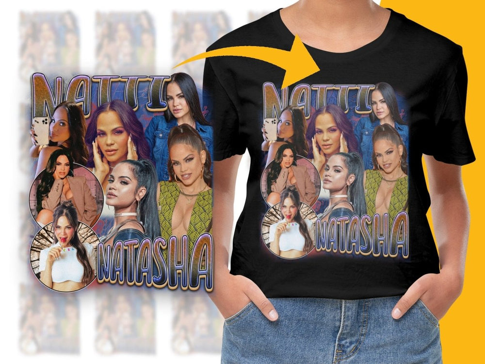 Exclusive Natti Natasha Bootleg Trendy Graphic PNG File - Teepew