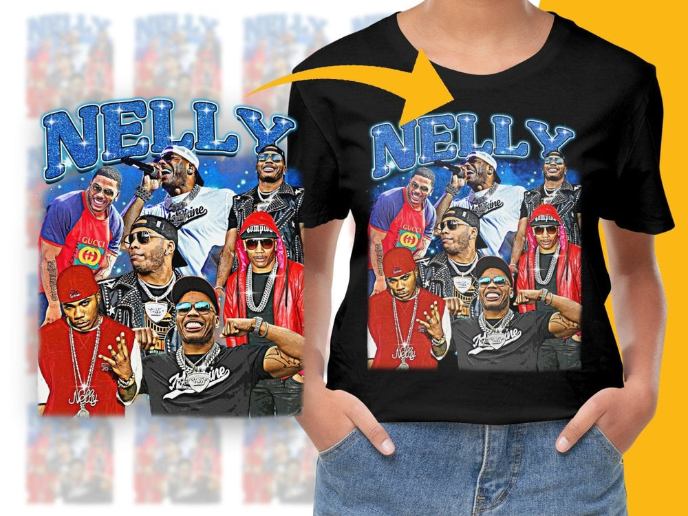 Exclusive Nelly Bootleg Graphic Art Design PNG File - Teepew
