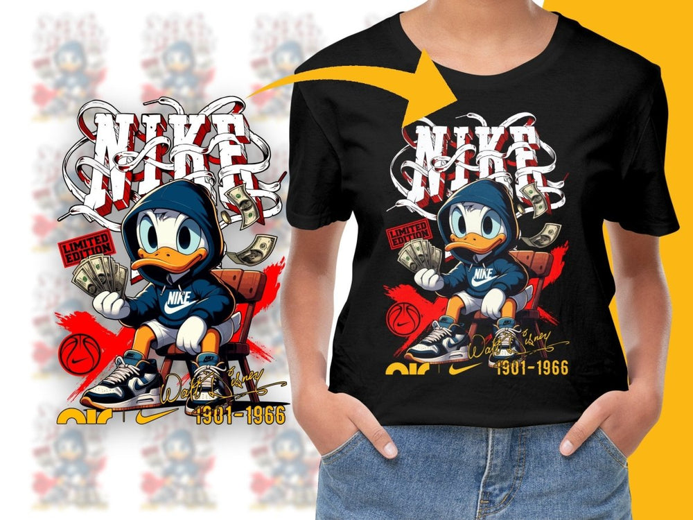 Exclusive Sport Brand Hoodie Donald Duck Graphic PNG File - Teepew