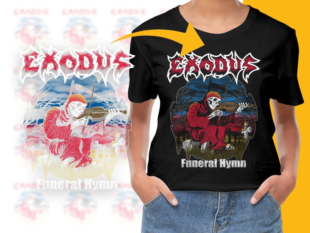 Exodus Rock Band Graphic Design PNG File - Teepew