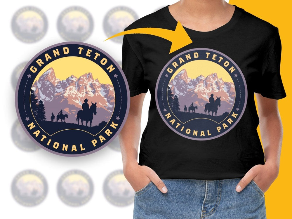 Explore Grand Teton National Park Graphic PNG File - Teepew