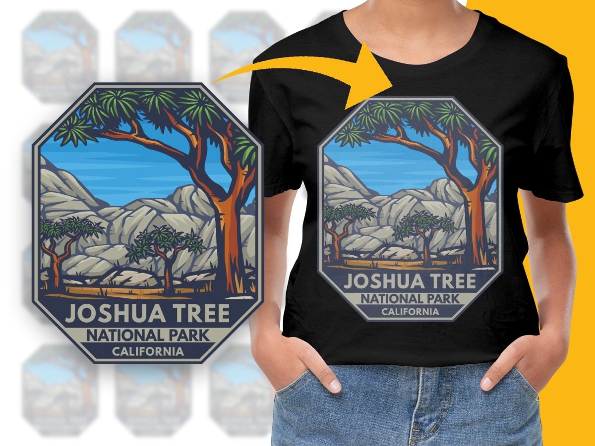 Explore Nature with Joshua Tree National Park Png Digital Download - Teepew