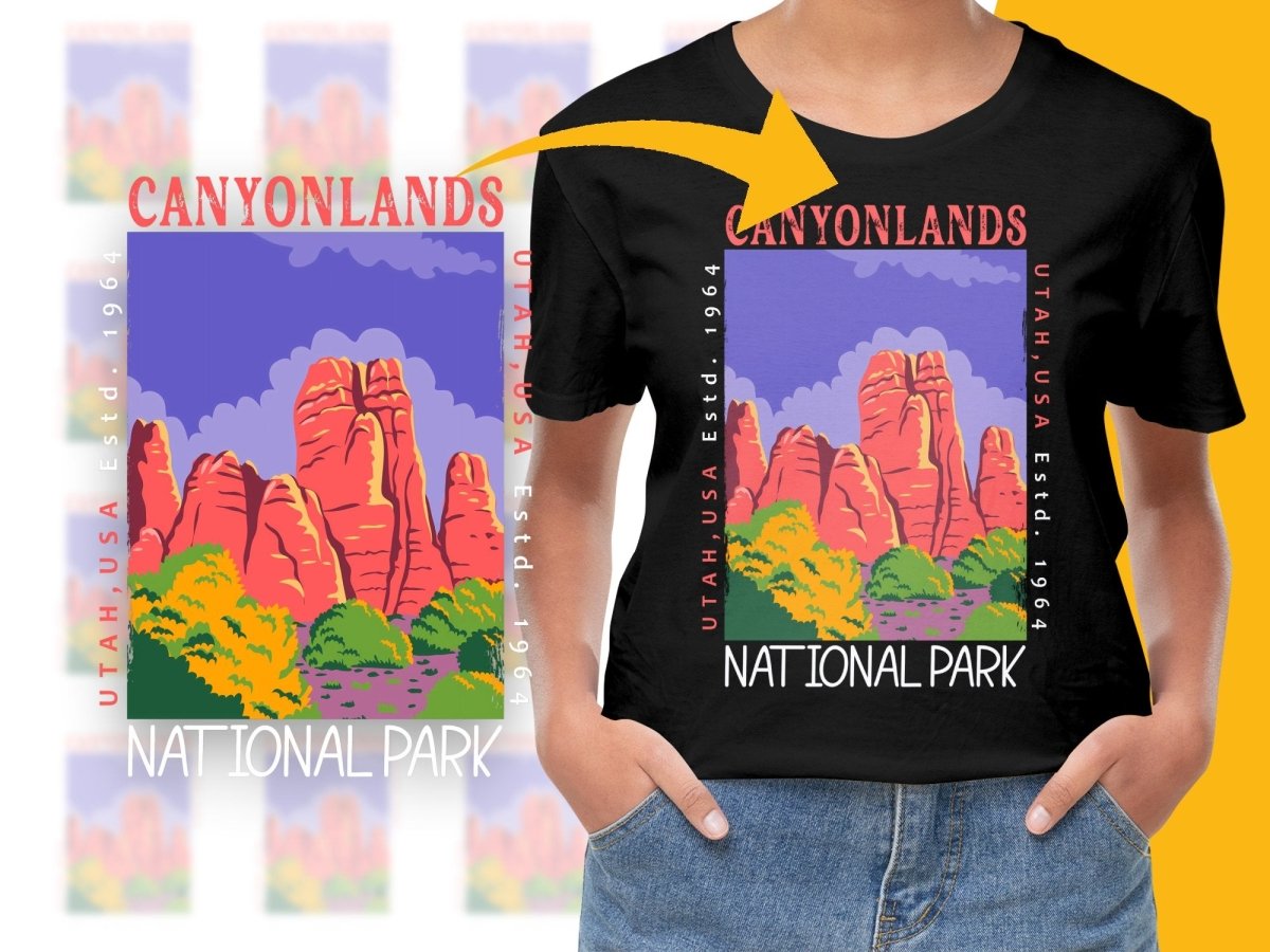 Explore the beautiful landscape with Canyonlands Png Digital Download - Teepew