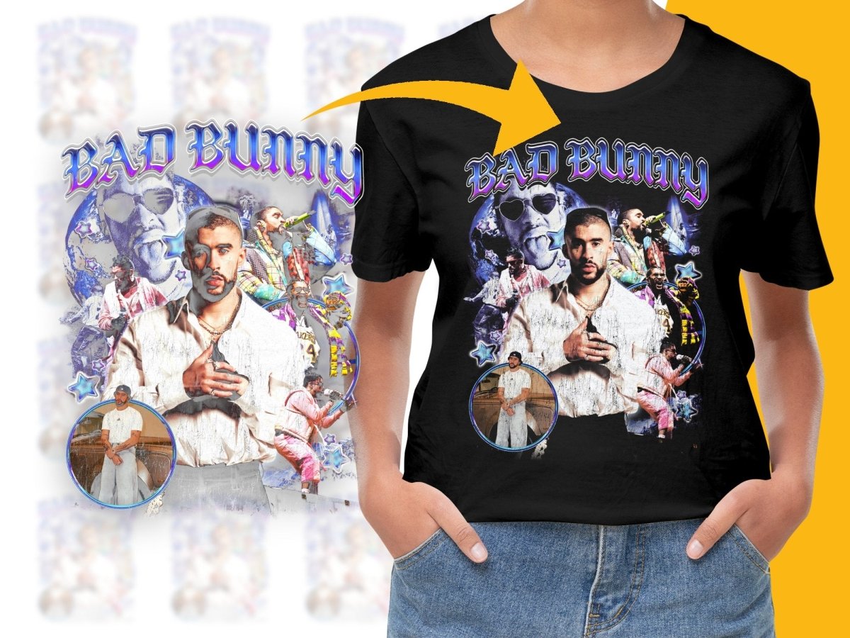 Eye - Catching Bad Bunny PNG File - Teepew