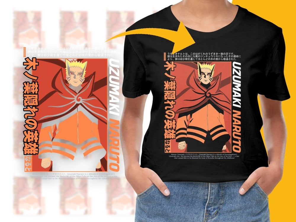 Eye - catching Naruto Uzumaki Design Stylish PNG File - Teepew