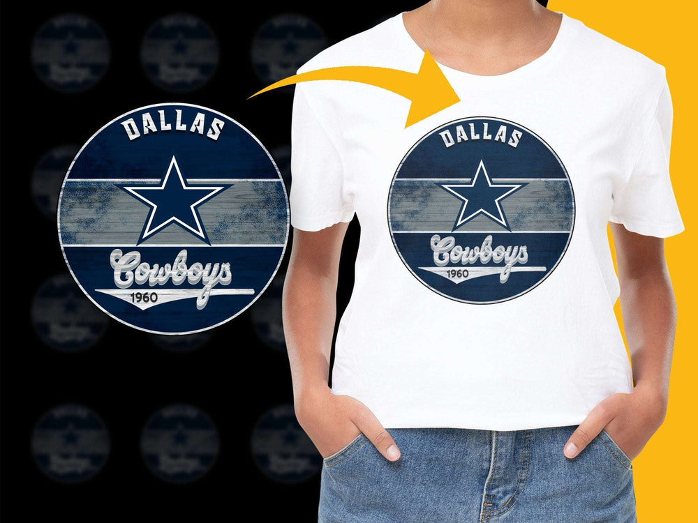 Dallas Cowboys T-Shirt Vintage 1960 Logo Design, Unisex Football Fan Tee, Sports Apparel Gift