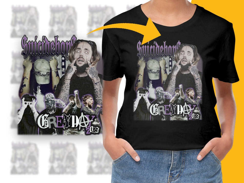 Suicideboys Grey Day Tour 2023 T-shirt, Hip Hop Duo Concert Merch, Graphic Tee