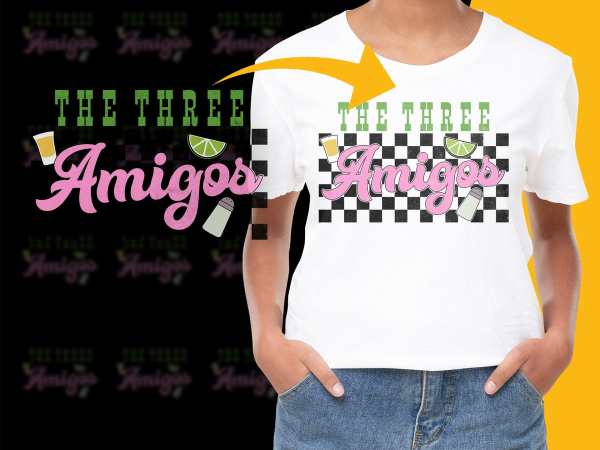 Vintage Three Amigos T-Shirt, Retro 80s Movie Tee, Graphic Lime Design, Unisex Fashion Top