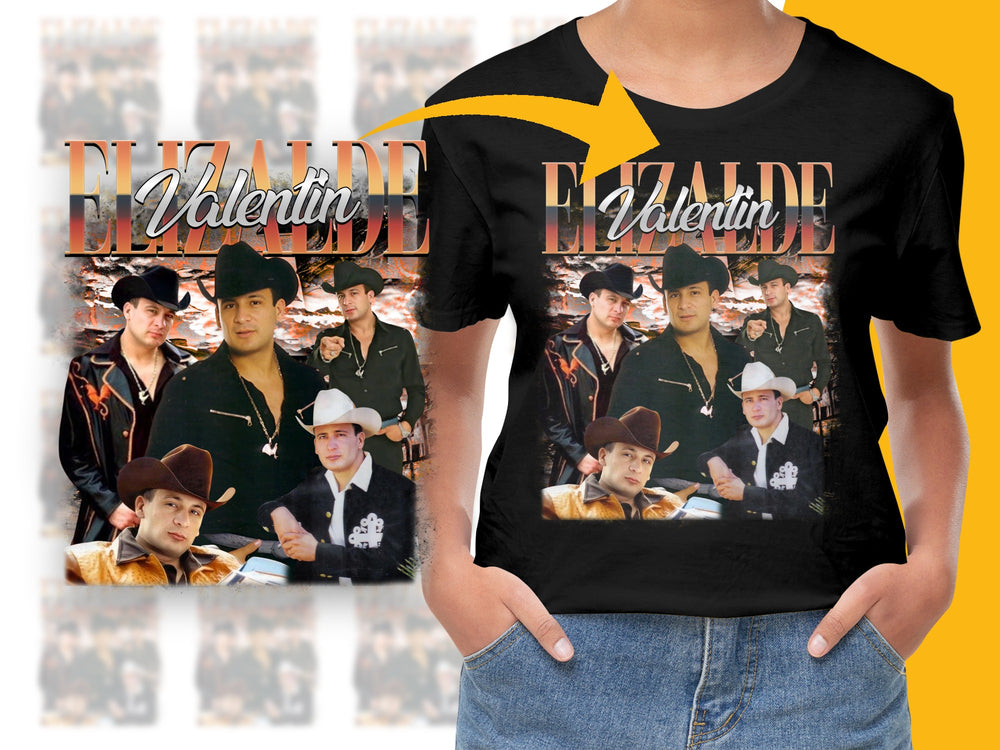 Vintage El Valentin Graphic T-Shirt, Retro 90s Style Band Tee, Unisex Fashion, Collector's Item