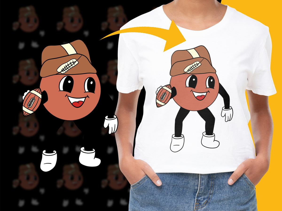 Cute Detective Potato Cartoon T-Shirt, Funny Character Graphic Tee, Kids and Adults Casual Wear