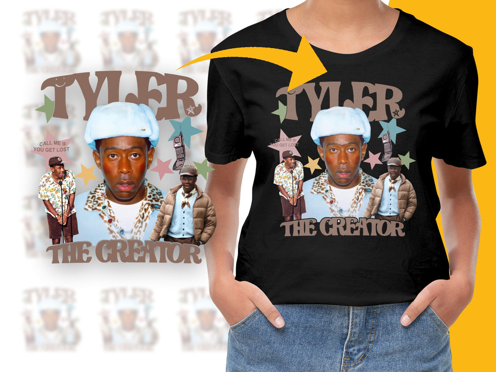 Tyler the Creator Graphic T-Shirt, Hip Hop Tee, Vintage Style, Music Fan Apparel, Bold Print, Unisex Fashion