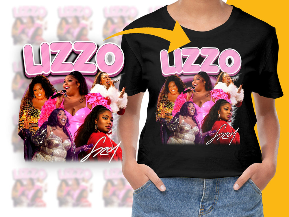 Lizzo Fan T-Shirt, Colorful Graphic Tee, Women's Pop Music Shirt, Concert Merchandise, Gift for Music Lovers