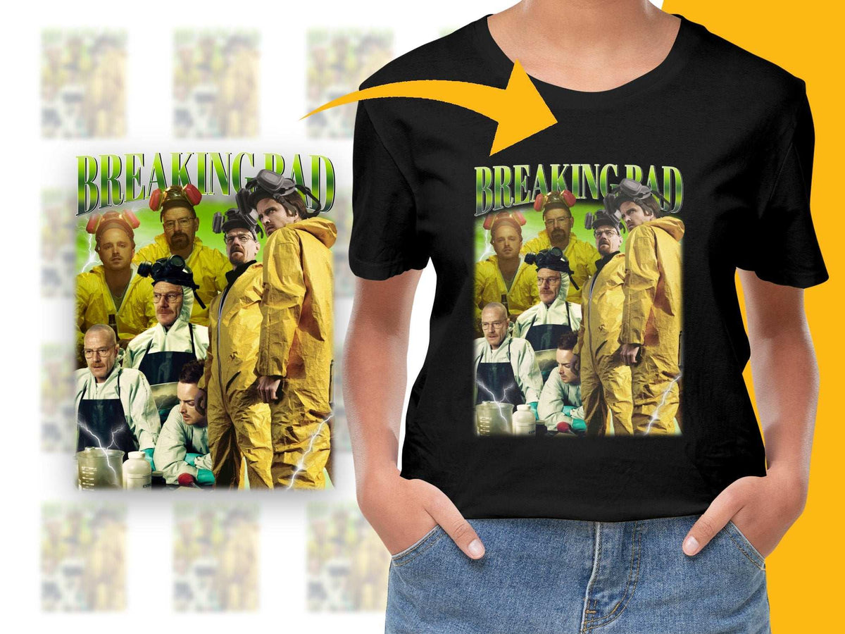 Breaking Bad T-Shirt, Classic TV Show Graphic Tee, Pop Culture Merch, Unisex Cotton Shirt