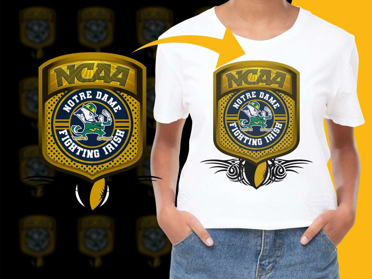 Notre Dame Fighting Irish NCAA Logo T-Shirt, College Sports Fan Apparel, Unisex Graphic Tee