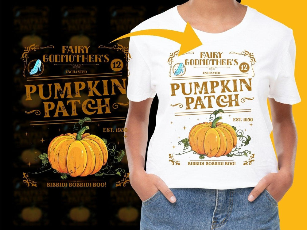 Fairy Godmother's Enchanted Pumpkin Patch PNG File - Teepew