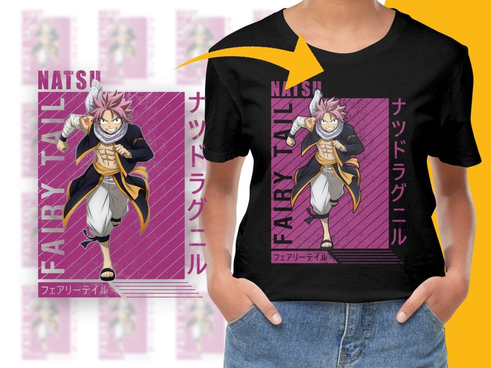 Fairy Tail Natsu Dragneel Anime Character PNG Digital - Teepew