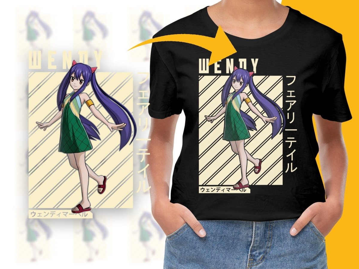 Fairy Tail Wendy Anime Character PNG Digital - Teepew